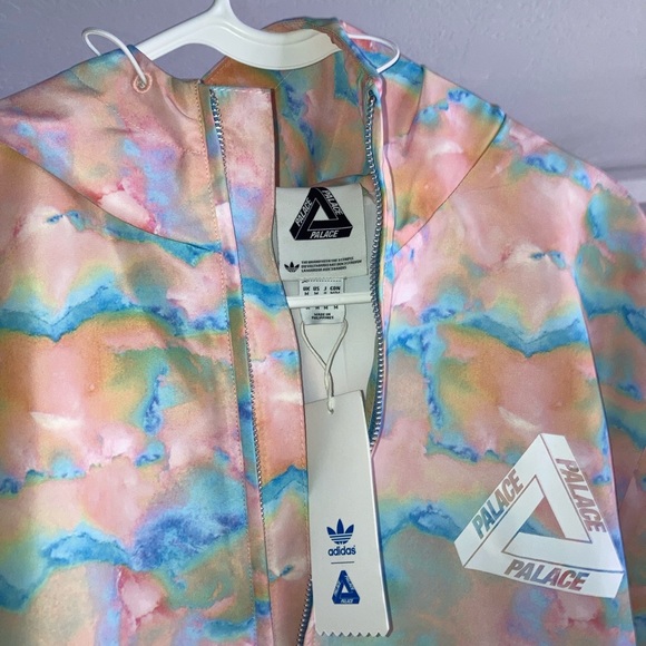 Adidas x palace bomber hoodie jacket size m